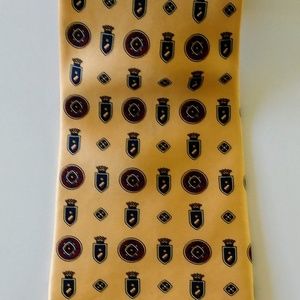 Tommy Hilfiger Men's Tie Yellow/Red two-tone